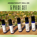 Aromatherapy Roll-On 5 Piece Set
